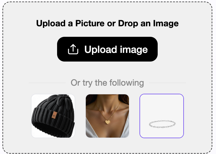 Seller Pic - Virtual Necklace Try-On - AI Fashion tool